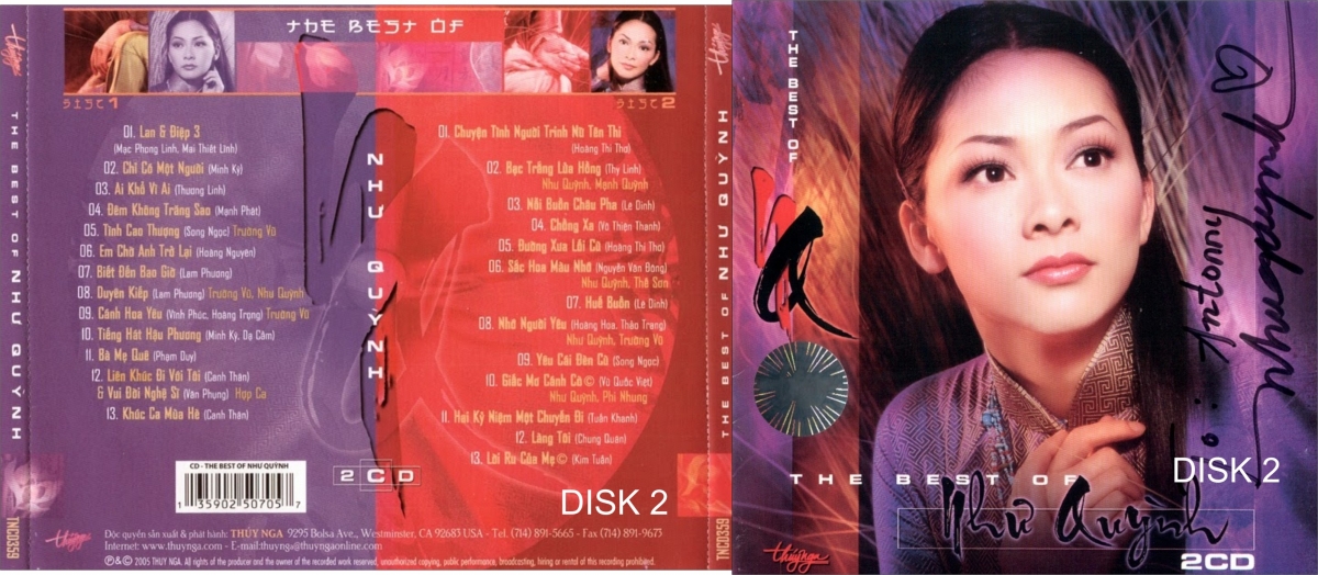 The best of Nhu Quynh CD2